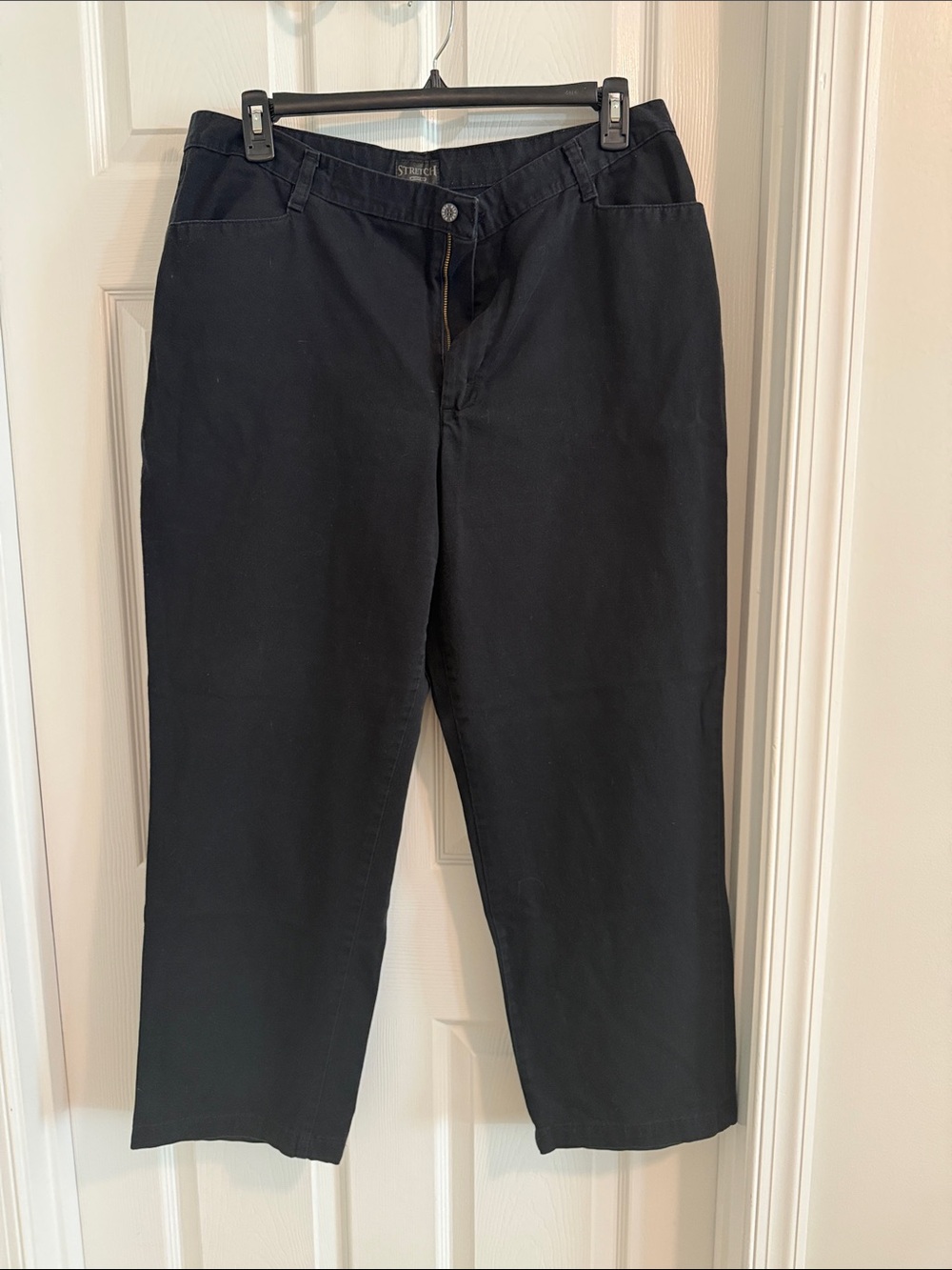 Riders by Lee Black Straight-Leg Women’s Pants